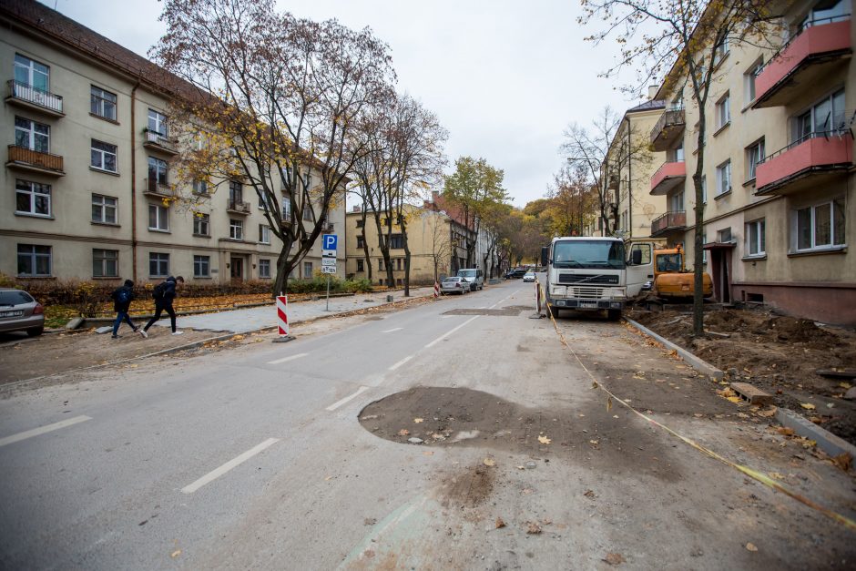 Centrinės gatvės išraustos: kada baigsis remontas?