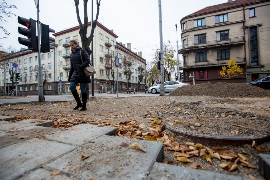 Centrinės gatvės išraustos: kada baigsis remontas?