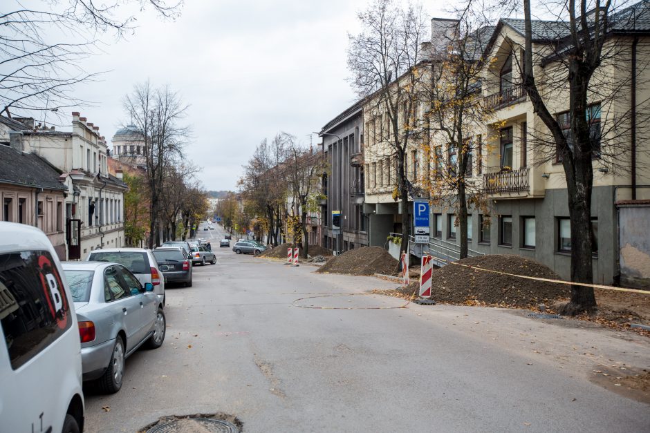 Centrinės gatvės išraustos: kada baigsis remontas?