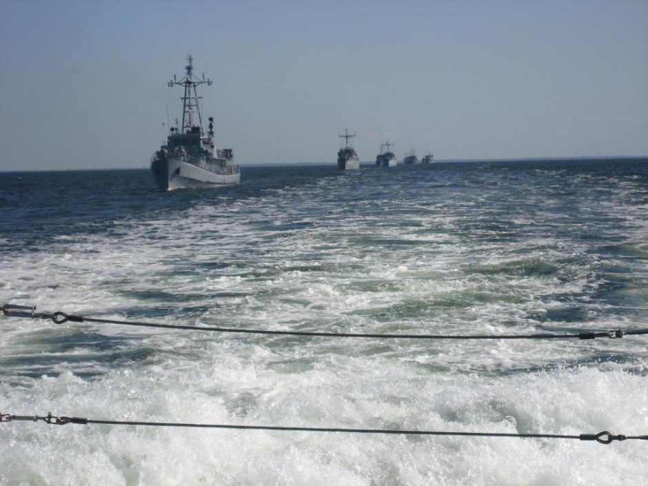 Lietuvos vandenyse - taptautinė išminavimo jūroje operacija