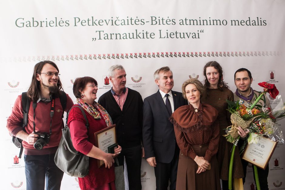 Apdovanoti G. Petkevičaitės-Bitės medalių laureatai