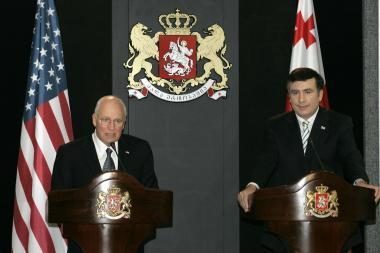 Lankydamasis Tbilisyje D.Cheney smerkė Rusijos agresiją 