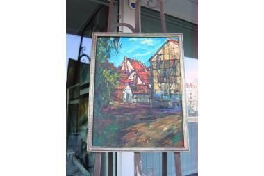 Danės gatvėje – tapybos grando paveikslas