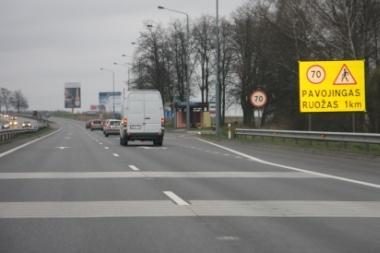 Dėl darbų keliuose ribojamas eismas 