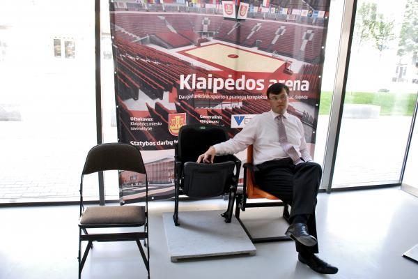Klaipėdos arenoje – konfliktas dėl kėdžių