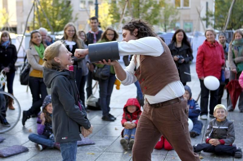 Gatvės teatrų festivalyje netrūksta linksmybių