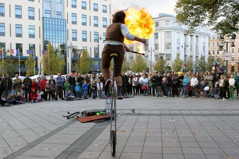 Gatvės teatrų festivalyje netrūksta linksmybių