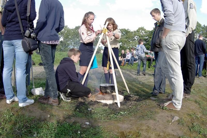 Klaipėdos jaunuolius kvietė tapti skautais