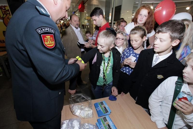 Uostamiesčio moksleiviams – policijos šventė