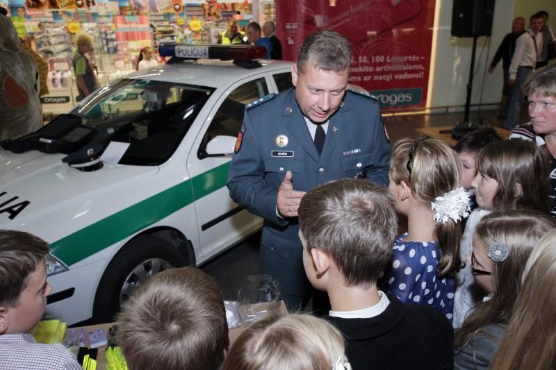 Uostamiesčio moksleiviams – policijos šventė