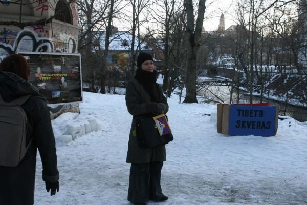 Tibeto skveras atgimė apsaugotas nuo vandalų