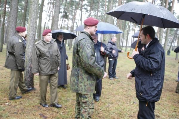 Vokiečių karių kapinėse perlaidoti karių palaikai 