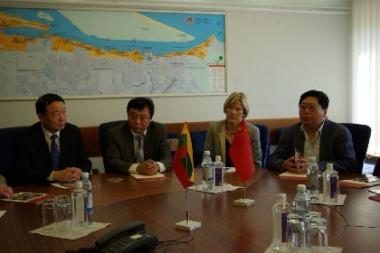 Klaipėdos uoste lankėsi Kinijos atstovų delegacija