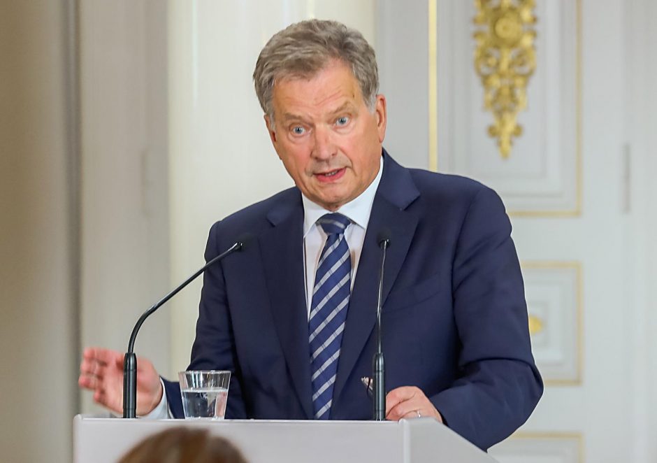 Suomijos prezidentui S. Niinisto atlikta operacija