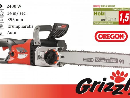 Skelbimas -  Elektrinis grandininis pjūklas 2400W Grizzly EKS 2440 QT