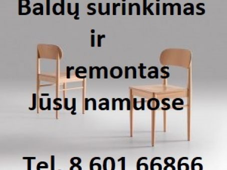 Skelbimas - Baldo surinkimas arba taisymas