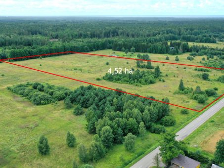 Skelbimas - Parduodamas 4.5 ha sklypas namų statybai Kretingos raj. Darbėnų sen.