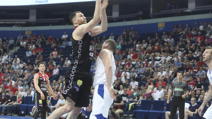 LKL pusfinalis: „Lietuvos rytas“ - „Neptūnas“ 79:84