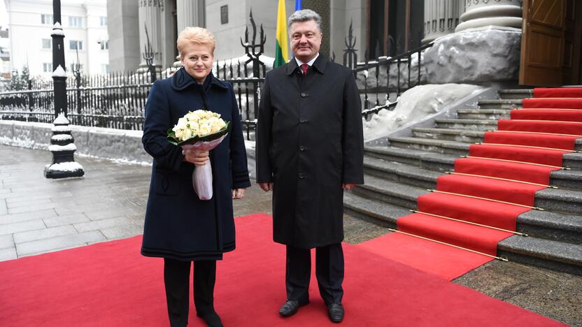 Dalia Grybauskaitė ir Petro Porošenka