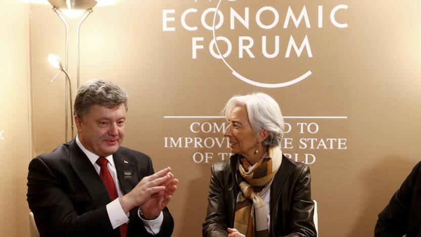 Petro Porošenka ir Christine Lagarde