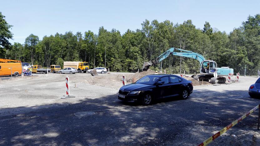 Tvarkoma Lideikio ir Pamario gatvių sankryža