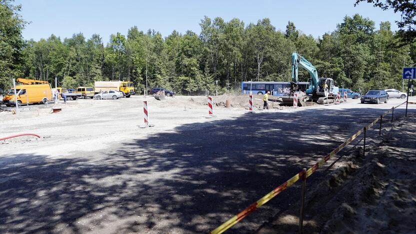 Tvarkoma Lideikio ir Pamario gatvių sankryža