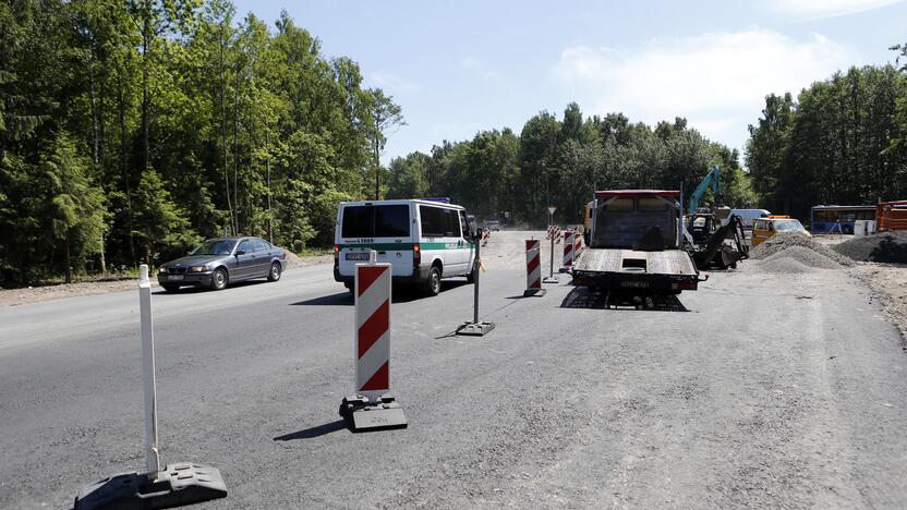 Tvarkoma Lideikio ir Pamario gatvių sankryža