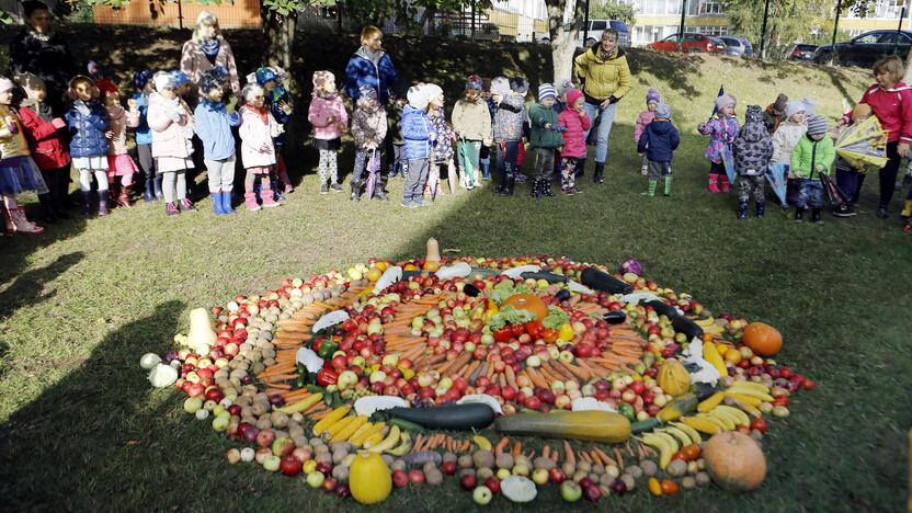 Darželiui "Dobiliukas" padovanotas šiltnamis