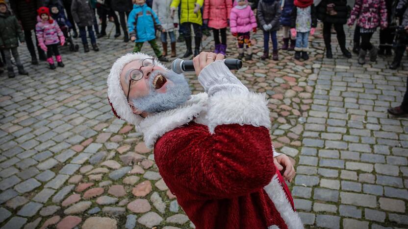 Šeimų popietė su Kalėdų Seneliu