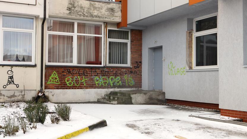 Graffiti Kretingos gatvėje