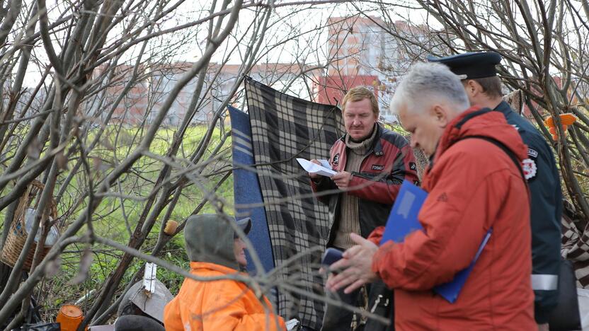 Klaipėdoje bandoma suskaičiuoti benamius