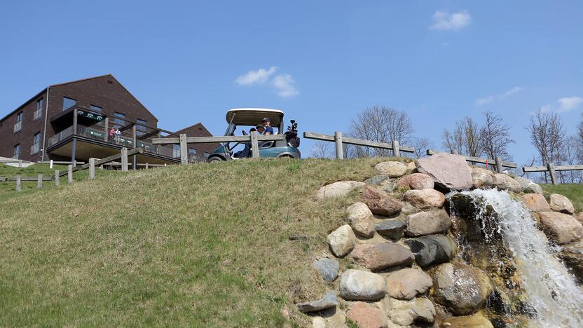 Golfo žaidėjau atdarė sezoną