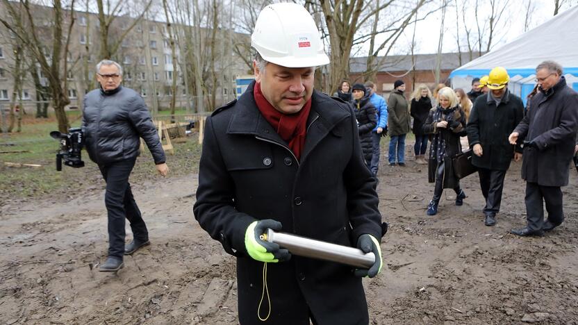 KU bendrabučio statybų pradžia