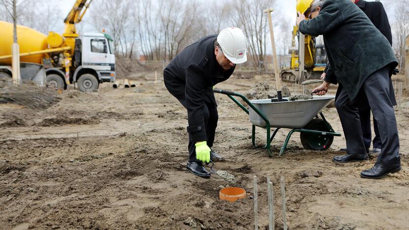 KU bendrabučio statybų pradžia