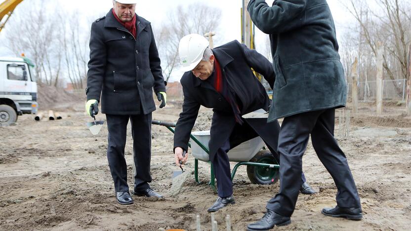 KU bendrabučio statybų pradžia