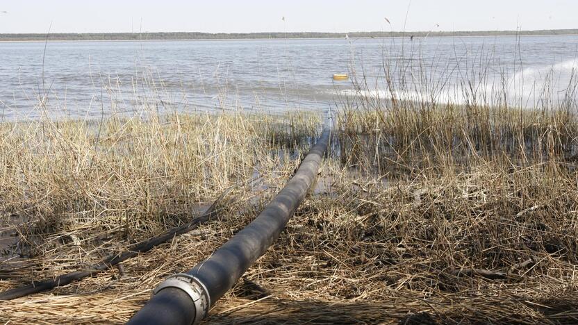 Kuršių nerijos gaisrą sutramdė gausios ugniagesių ir kariškių pajėgos