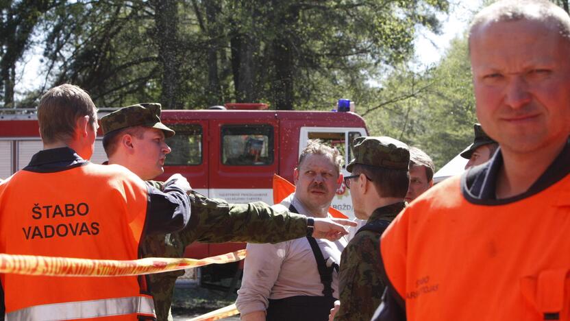 Kuršių nerijos gaisrą sutramdė gausios ugniagesių ir kariškių pajėgos