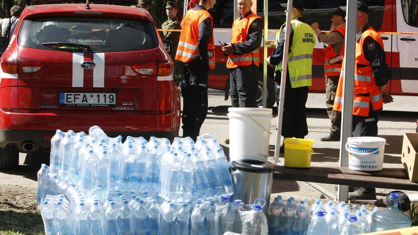 Kuršių nerijos gaisrą sutramdė gausios ugniagesių ir kariškių pajėgos