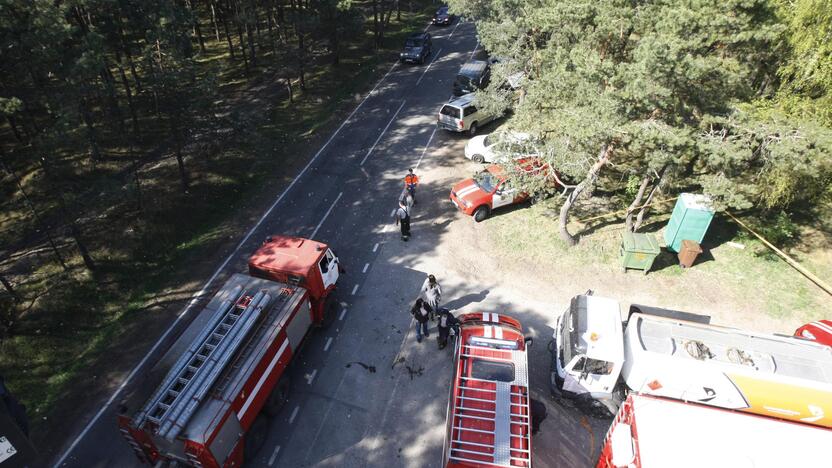 Kuršių nerijos gaisrą sutramdė gausios ugniagesių ir kariškių pajėgos