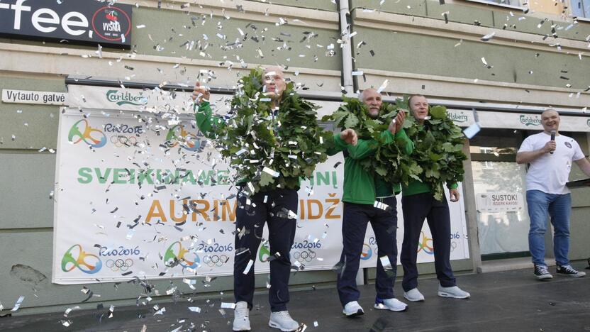 Olimpinė bronza parvežta į Klaipėdą