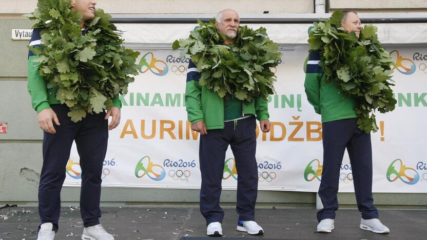 Olimpinė bronza parvežta į Klaipėdą