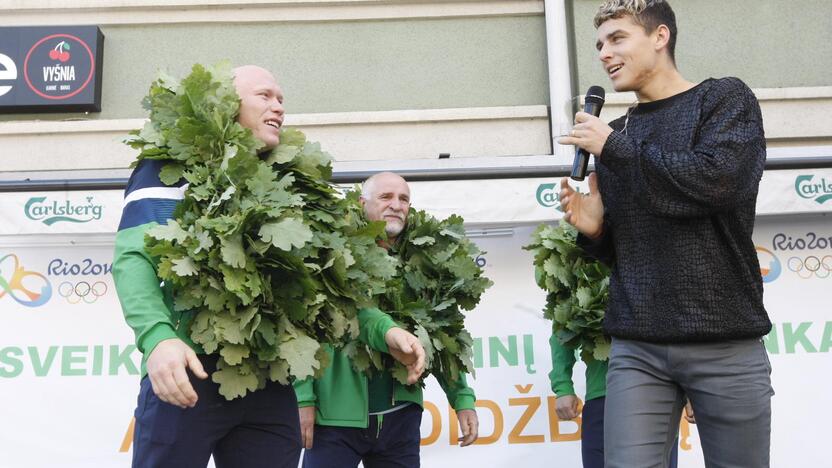 Olimpinė bronza parvežta į Klaipėdą