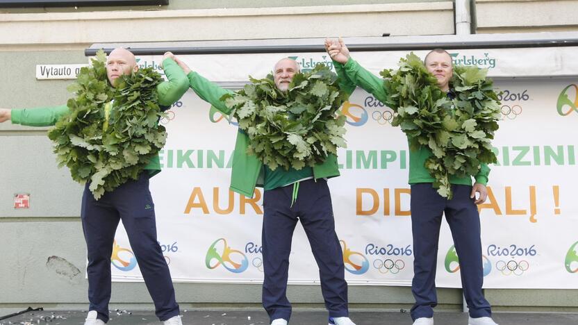 Olimpinė bronza parvežta į Klaipėdą