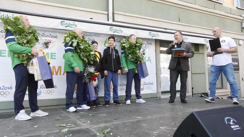 Olimpinė bronza parvežta į Klaipėdą