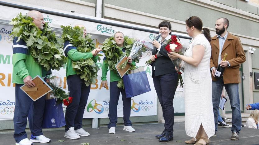 Olimpinė bronza parvežta į Klaipėdą