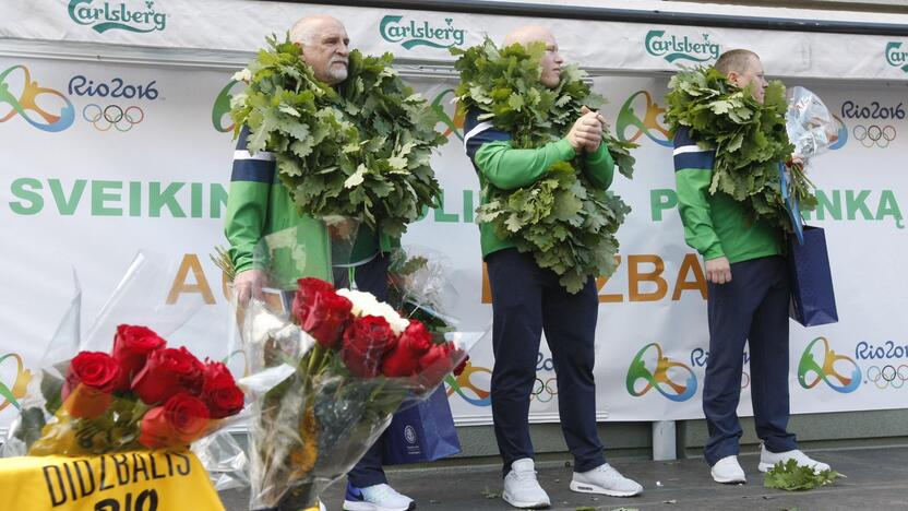 Olimpinė bronza parvežta į Klaipėdą