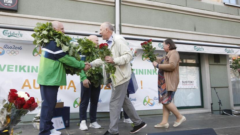 Olimpinė bronza parvežta į Klaipėdą