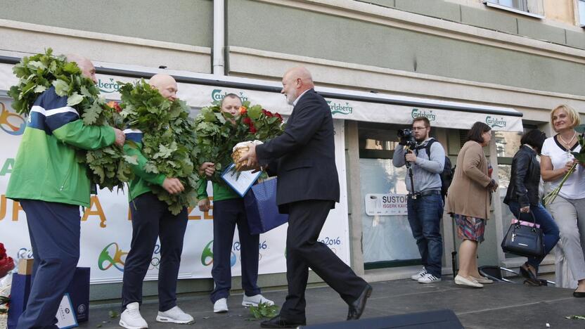 Olimpinė bronza parvežta į Klaipėdą