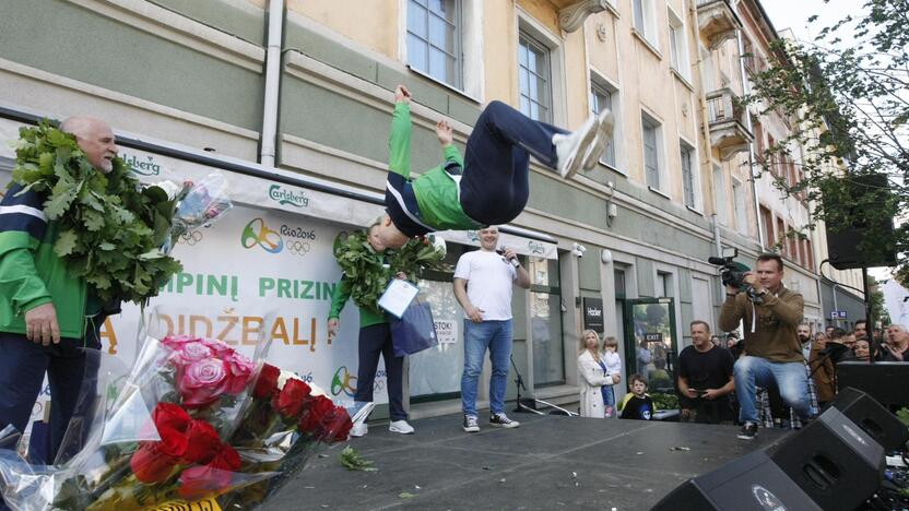 Olimpinė bronza parvežta į Klaipėdą