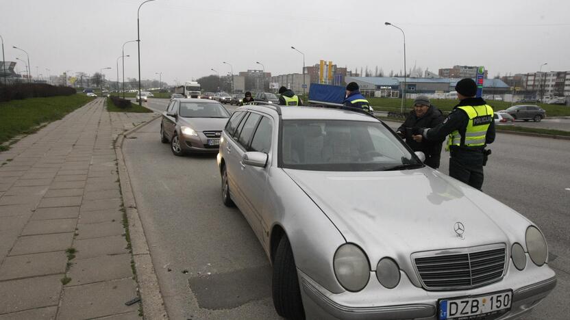 Policijos reidas Klaipėdoje